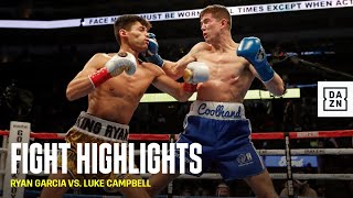 HIGHLIGHTS  Ryan Garcia vs Luke Campbell [upl. by Jacky787]