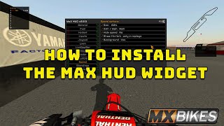 MAX HUD  MX BIKES [upl. by Nosyt478]