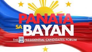 Panata sa Bayan The KBP Presidential Candidates Forum [upl. by Oelak]