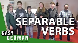 Separable verbs in German  Super Easy German 31 [upl. by Dinan]