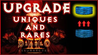 D2R Upgrading Uniques And Rares  Guide [upl. by Zischke]