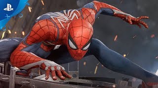 Marvels SpiderMan PS4 2017 E3 Gameplay [upl. by Nahsed]