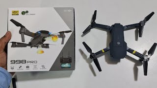 4K Ultra HD 998 Pro Drone Unboxing  2021 [upl. by Elleiand744]