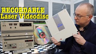 RECORDABLE ‘Laserdisc’  Sony CRVdisc [upl. by Aiel304]