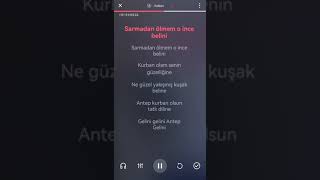 Antep Gelini Karaoke [upl. by Draper]