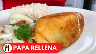 🇵🇪 PAPA RELLENA PERUANA  RECETA FACIL Y RIQUISIMA [upl. by Yadrahc955]