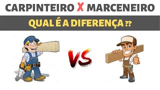 MARCENARIA X CARPINTARIA  QUAL É A DIFERENÇA [upl. by Narol]