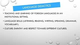 Didactics of English Language Teaching 2 What is Didactics [upl. by Ollopa125]