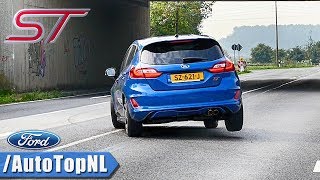 FORD FIESTA ST 2019  EXHAUST Sound REVS amp ONBOARD on AUTOBAHN by AutoTopNL [upl. by Aramal126]