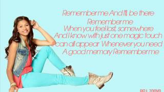 Zendaya  Remember Me Lyrics [upl. by Leahcir]