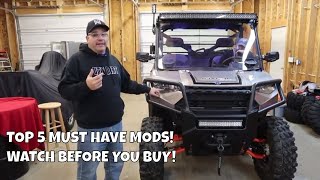 Polaris Ranger XP 1000 Top 5 Must Have Accessories [upl. by Allsun]