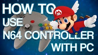 How To Use N64 Controllers With PC Project 64 [upl. by Ihcehcu535]