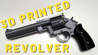 3D Printed Revolver  Single Action Prop Gun [upl. by Semele]