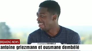 Griezmann et Dembélé linterview la plus drôle du foot français [upl. by Esirehc108]