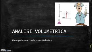 analisi volumetrica [upl. by Sachi]