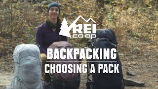 How to Choose Backpacking Packs  REI [upl. by Sarchet]