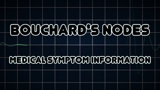 Bouchards nodes Medical Symptom [upl. by Wehtam]