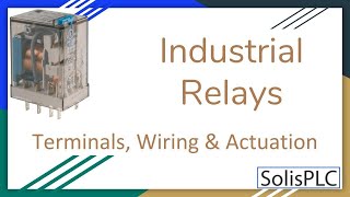 Industrial Relay Control System  Wiring a 24 Volt DC Relay Circuit [upl. by Sesylu]