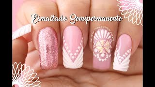 Diseño de uñas Semipermanente ♥ Deko Uñas  Gel polish Nail art [upl. by Phonsa]