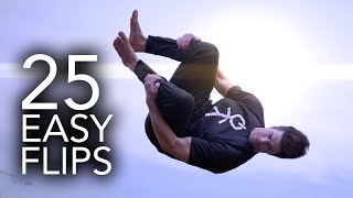 25 Easy Trampoline Flips Anyone Can Learn [upl. by Xena832]