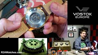 VostokEurope N1 Rocket Power Reserve Watch Review at R2AWatchescom [upl. by Mellisent]