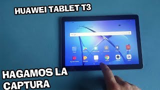 HUAWEI TABLET T3 ☑️ Cómo Hacer Screenshot FÁCIL O Captura De Pantalla 📲📲 OrientadorMovil [upl. by Heshum]