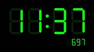 Ticking Digital Clock [upl. by Inavoy]