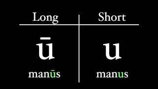 The Latin Alphabet  Vowel Pronunciation [upl. by Cathe]