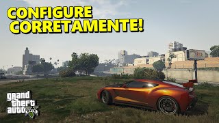 COMO CONFIGURAR OS GRÁFICOS DO GTA V ONLINE ganhe fps [upl. by Aoh374]