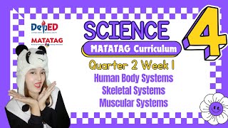 MATATAG SCIENCE GRADE 4  Quarter 2 Week 1  Human System  Muscular and Skeletal System [upl. by Oecile]