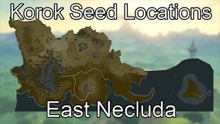 Breath of the Wild Korok Seed Guide  East Necluda  Faron Region [upl. by Norabel]