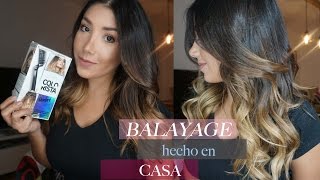 Balayage en casa ···NEW Loreal Colorista [upl. by Ainehs]