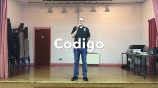 BEGINNER LINE DANCE LESSON 24  Codigo [upl. by Alesig]