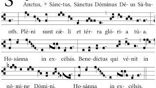 Sanctus Mass XI Orbis Factor for Ordinary Time  Gregorian Chant [upl. by Etra251]