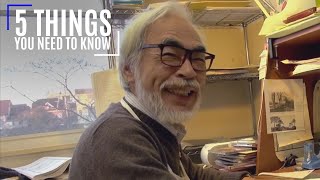 Hayao Miyazaki 5 Things You Need To Know [upl. by Swee]