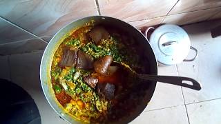 African Soup How to Prepare Egusi Soup [upl. by Starr]