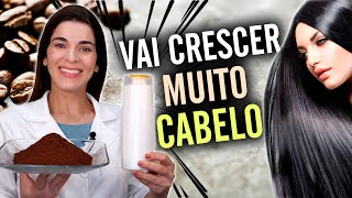 Use SHAMPOO com CAFÉ e o CABELO CRESCE MUITO [upl. by Clarine594]