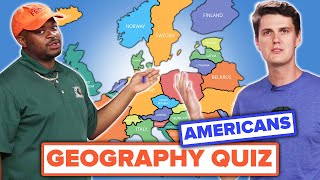 Americans Try To Label A Map of Europe [upl. by Cchaddie]