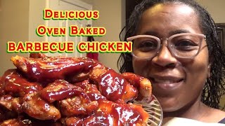 Barbecue Chicken  Oven Baked  Easy Recipe [upl. by Charlene]