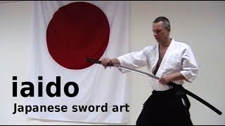 IAIDO Japanese sword art in several different kata by Stefan Stenudd in 2004 [upl. by Olocin]