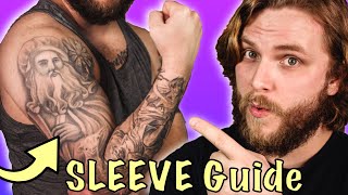 Build A SLEEVE Tattoo In 3 EASY Steps [upl. by Elwyn]