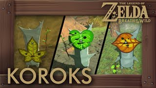 Zelda Breath of the Wild  All Korok Seeds Woodlands Tower Locations 738  772 [upl. by Aikemit]