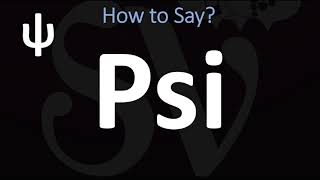 How to Pronounce Psi CORRECTLY  ψ Greek Alphabet Pronunciation [upl. by Ardnwahs133]