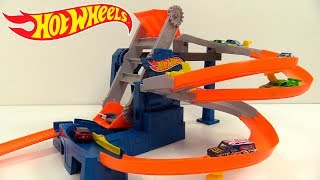 HOT WHEELS PISTA CARRERAS EN LA FABRICA FACTORY RACEWAY TRACK SET [upl. by Cr705]