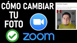 Cómo Cambiar FOTO De PERFIL En ZOOM En Tu PC 💻 [upl. by Leahci957]