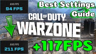 BEST Warzone MW3 MWZ PC Graphics Settings Guide Optimize MAX FPS and Visibility [upl. by Sid]