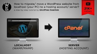 How to move a WordPress website from localhost to server  2019 [upl. by Charlena]