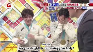 ENG SUB Going Sport amp News Yuzuru Hanyu and Shoma Uno interview [upl. by Salohcim]