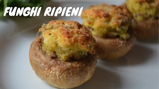 Funghi champignon ripieni  Stuffed mushrooms [upl. by Otnas]