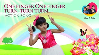 One finger One finger turn turn  Action Song For Childrens  Kids Action Songs [upl. by Uzia]